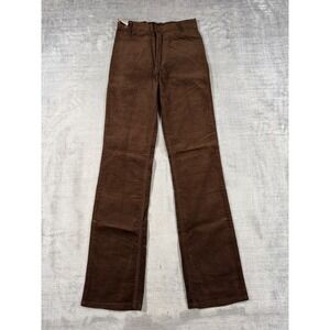 Vintage Levis Pants Women 26x32 Brown 719 Corduroy Straight Leg White Tab NWT